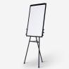 Tableau magnétique avec chevalet 90x60cm bloc de feuilles de papier Cletus M Choix