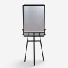 Lavagna magnetica con cavalletto 90x60cm blocco fogli carta Cletus M 
