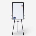 Lavagna magnetica con cavalletto 90x60cm blocco fogli carta Cletus M Costo
