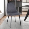 Sedia sala pranzo cucina ristorante in velluto design moderno Lozan Catalogo