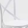 Tavolino Quadrato Bianco 70x70cm Con 2 Sedie Interno Vintage Cocktail 