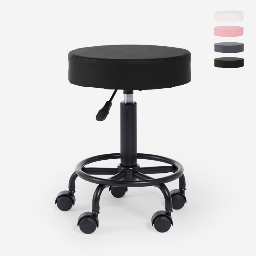Ergonomischer Hocker drehbar gepolstert verstellbar Kosmetik Senzu. Angebot Ergonomischer Hocker drehbar gepolstert verstellbar Kosmetik Senzu. Angebot