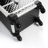 Trolley Make-up-Koffer mit 2 Schubladen und 4 Rädern Cygnus Eigenschaften