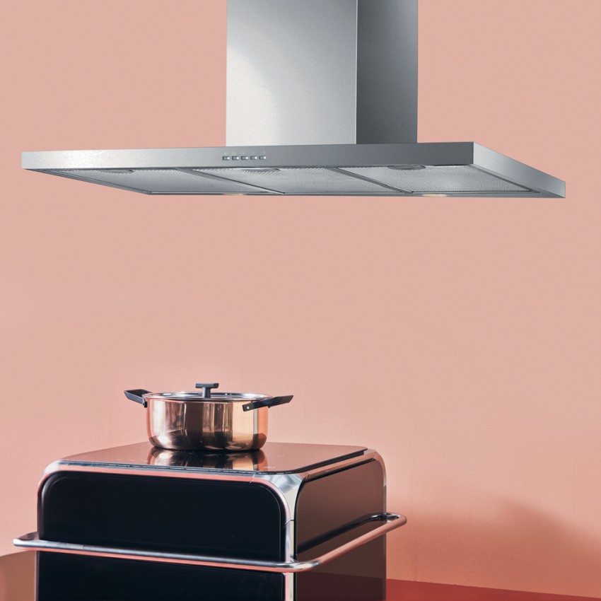 Cappa da cucina, Filtrante, Installazione Sottopensile, da 60 cm Profondità 30 cm, colore Inox ESTRAIBILE GR-FR.IX/F/60