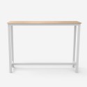 Table haute de bar cuisine salon cuisine 140x37x100cm Edebel 