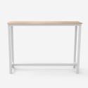Tavolo alto sgabelli bar cucina consolle ingresso 140x37x100cm Edebel Costo