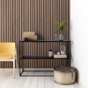 4 x Akustikpaneele aus Holz 240x60cm für Wand Design Nussbaum Kover-NS Verkauf