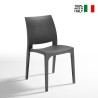 Chaise de bar jardin restaurant en polypropylène empilable Love Bica Remises