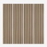 4 x pannello murale fonoassorbente decorativo 240x60cm noce Kover-W Promozione