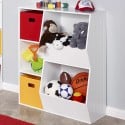 Aufbewahrungsregal Spielzeugregal Organizer für das Kinderzimmer, weiß mit Fächern Lutelle Sales