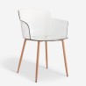 Chaise de salon et cuisine transparente avec accoudoirs Suntree Dimensions