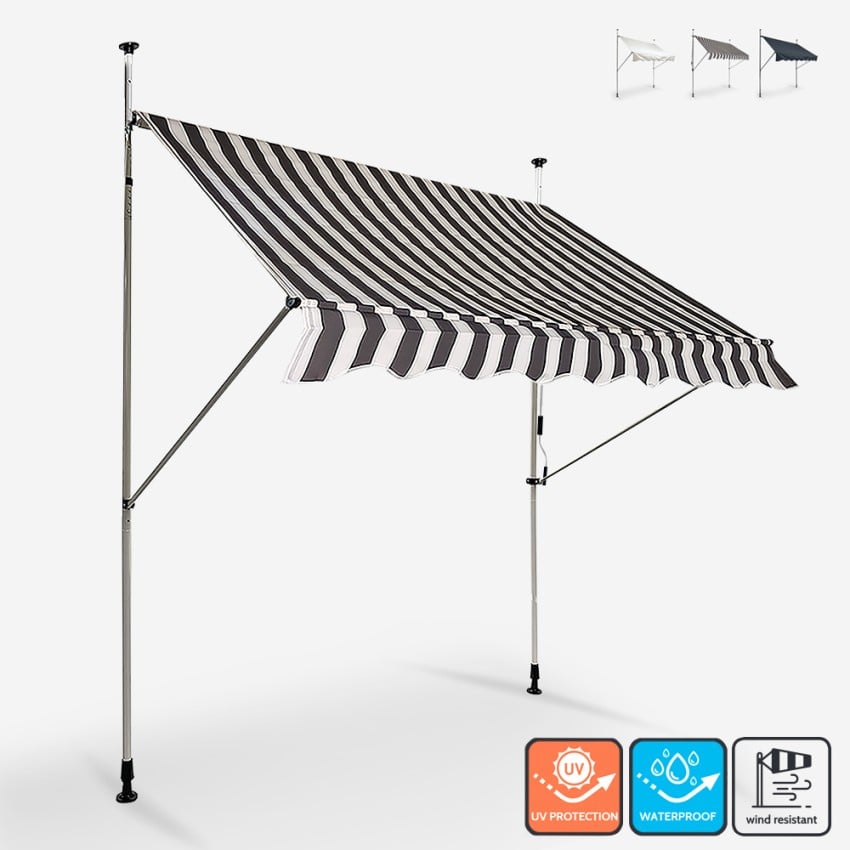 Fallarmmarkise 300x200 für Balkon Terrasse Außenbereich Somber XL Aktion Fallarmmarkise 300x200 für Balkon Terrasse Außenbereich Somber XL Aktion