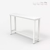Consolle tavolino 120x40cm mobile ingresso legno metallo bianco Welcome light Costo