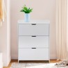 Meuble chaussure moderne gain de place 3 portes Shong Réductions