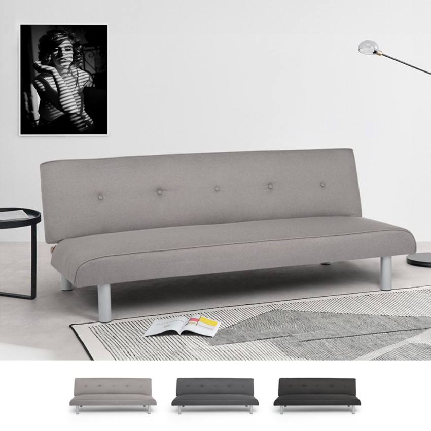 Clic-clac 3 places en tissu pour salon Larimar XL Promotion Clic-clac 3 places en tissu pour salon Larimar XL Promotion
