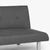 Sofa mit Schlaffunktion 3-Sitzer aus Stoff für Wohnzimmer Larimar XL Eigenschaften