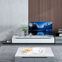  TV Bank Schrank Modernes Design Holz 220cm Condian Verkauf