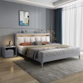 Letto Matrimoniale 180x200 Design Moderno Testiera LED USB Courier King Promozione