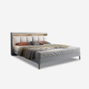 Letto Matrimoniale 160x200 Moderno LED USB Courier Sconti