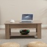Table basse relevable de salon avec coffre de rangement moderne Suares 