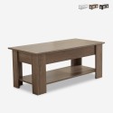 Table basse relevable de salon avec coffre de rangement moderne Suares Promotion