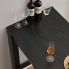 moderner hoher Tisch für Barhocker mit Regalen Küchen Charmes 