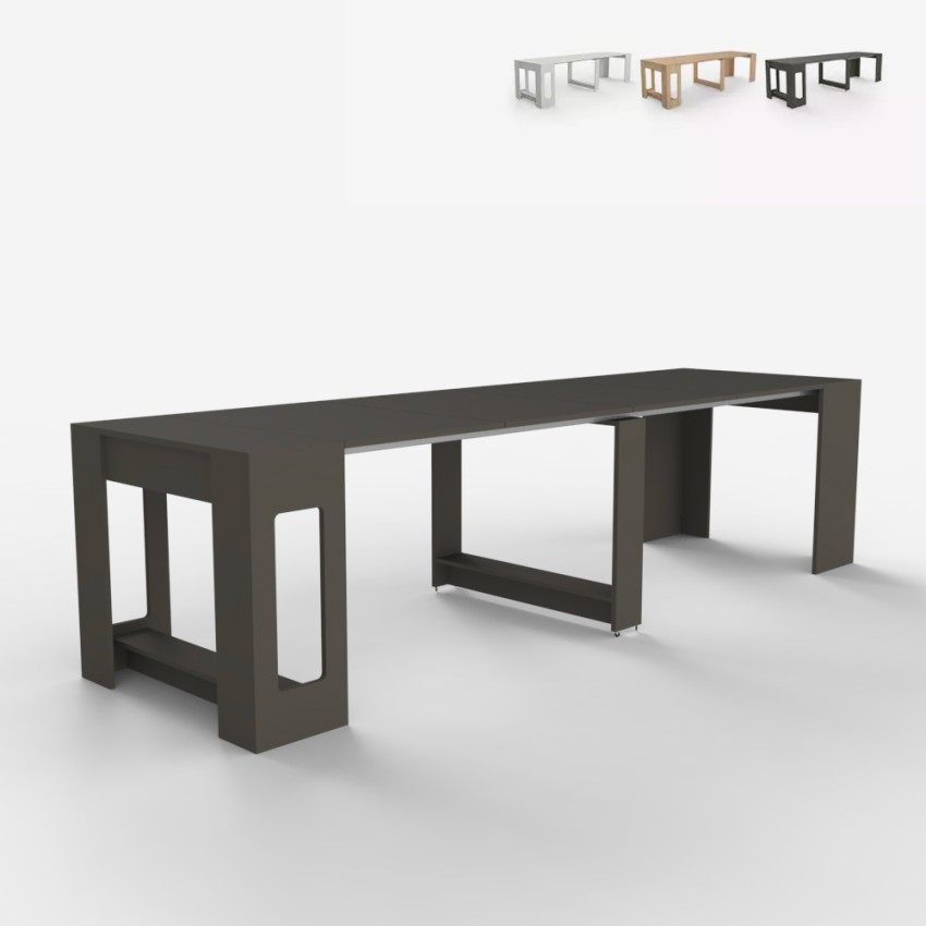 Table extensible peu encombrante 90x51-237 cm pour salon Garda Offre Table extensible peu encombrante 90x51-237 cm pour salon Garda Offre