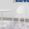 Moderner Stuhl für Küche, Terrasse und Esszimmer aus Polipropylen - Gladys Modell