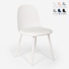 Chaise de cuisine salon et restaurant avec coussin rembourré en velours Florya Offre