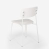Stuhl aus Polypropylen und Metall Esszimmer, modernes Design Josy 
