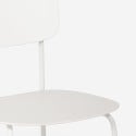 Stuhl aus Polypropylen und Metall Esszimmer, modernes Design Josy 