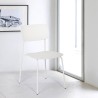 Stuhl aus Polypropylen und Metall Esszimmer, modernes Design Josy Eigenschaften