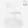 Stuhl aus Polypropylen und Metall Esszimmer, modernes Design Josy Rabatte
