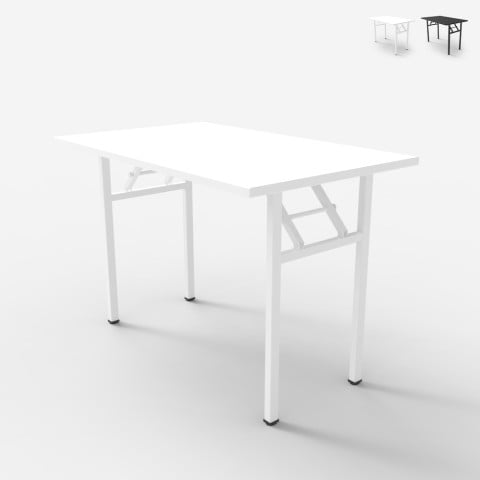 Scrivania ufficio tavolo pieghevole salvaspazio smartworking Foldesk 100x60cm Promozione