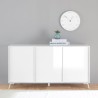 Madia 3 ante credenza buffet soggiorno design moderno 156x84cm Thilot Offerta