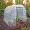 Serre de jardin tunnel 200x150xh180cm bâche PVC plantes fleurs Orto M Promotion