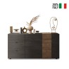 Buffet de salon moderne 3 tiroirs 2 portes 181x44x86cm Maurice Catalogue