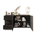 Buffet de salon moderne 3 tiroirs 2 portes 181x44x86cm Maurice Dimensions