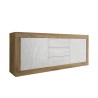Moderne Holz-Kommode 3 Schubladen 2 Türen weiß Tribus WB Basic Auswahl