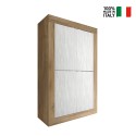 Buffet haut 4 portes blanc armoire de cuisine en bois Novia WB Basic Catalogue