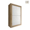 Credenza 4 ante bianco mobile alto madia cucina legno Novia WB Basic Vendita