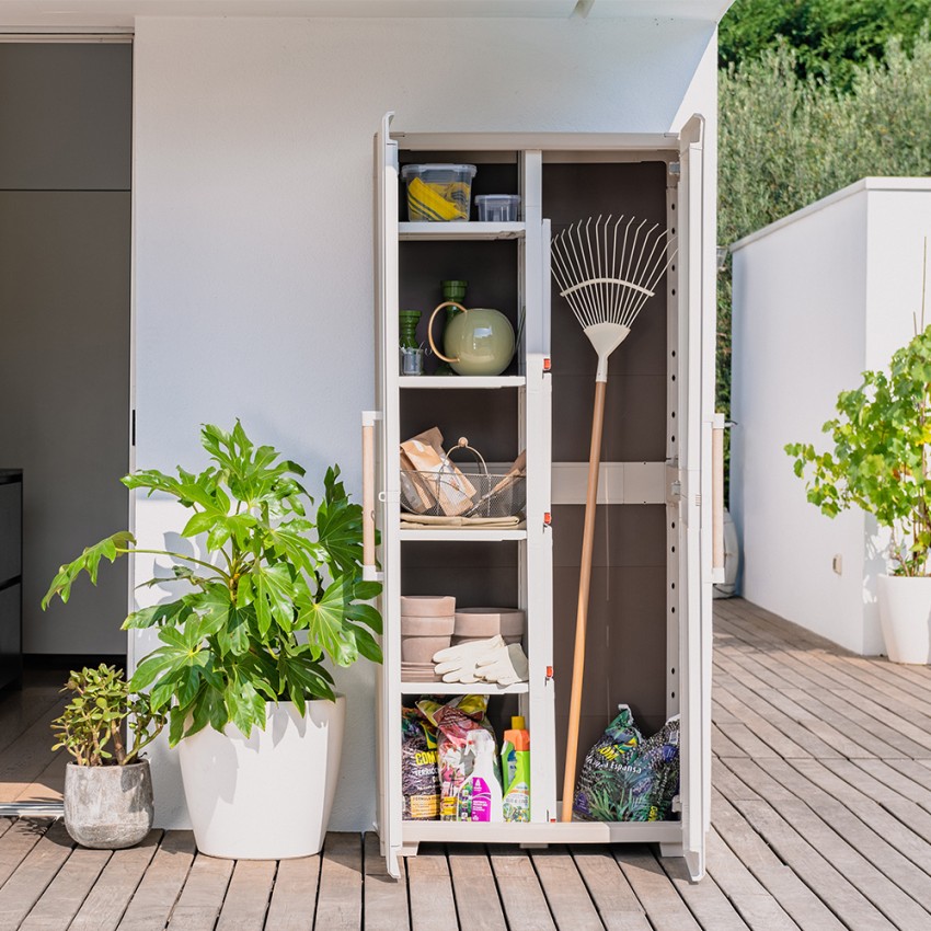 Armoire multifonction en résine d'extérieur pour jardin Groove Multispace Keter Promotion Armoire multifonction en résine d'extérieur pour jardin Groove Multispace Keter Promotion