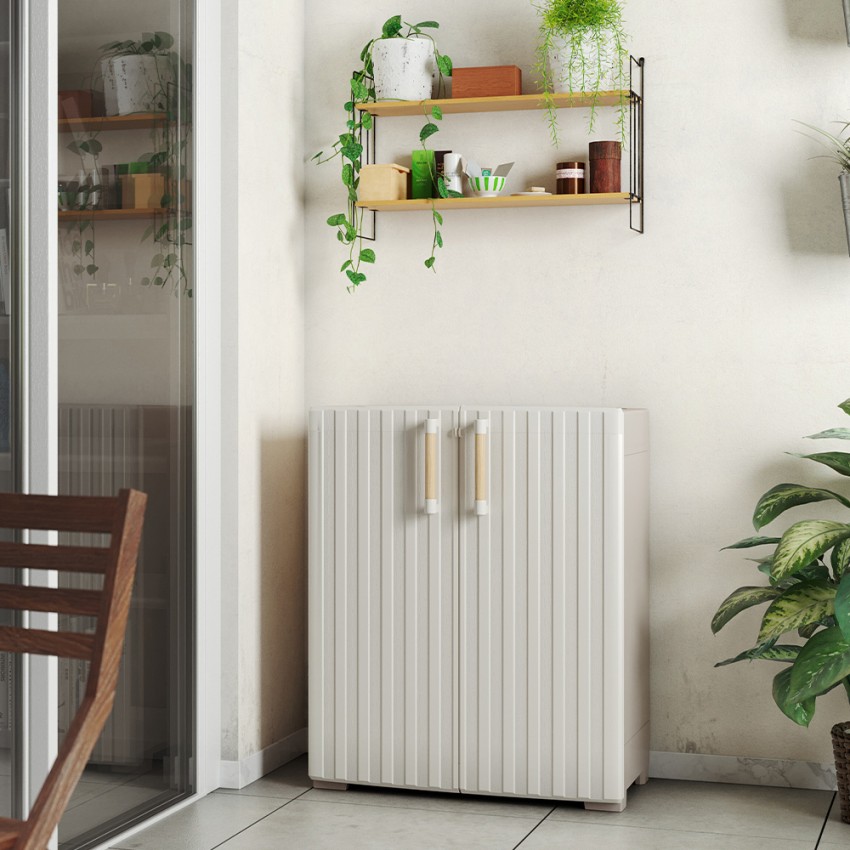 Armoire extérieure 80x45x98h étagère réglable Groove Basso Keter Promotion Armoire extérieure 80x45x98h étagère réglable Groove Basso Keter Promotion