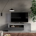 Modernes TV-Standmöbel mit 1 Tür und 1 Schublade 160x42x49cm Wayne Angebot