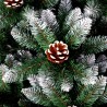 Weihnachtsbaum mit Kunstschnee 180cm geschmückt Manitoba Sales