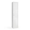 Mobile armadio a colonna bagno 1 anta contenitore bianco lucido Telma Promozione