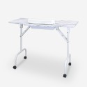 Tavolo manicure ricostruzione unghie pieghevole portatile Saykan 