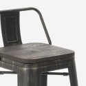 set hoher tisch schwarz 4-hocker mit rückenlehne cruzville Eigenschaften
