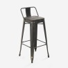 set hoher tisch schwarz 4-hocker mit rückenlehne cruzville Auswahl