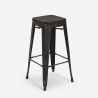 table haute 120x60 de cuisine + 4 tabourets de bar style farley Caractéristiques